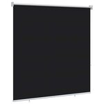 vidaXL Store enrouleur Protection UV Noir 140 x 140 cm Polyester