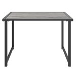 vidaXL Table de jardin anthracite 55x40x37 cm acier