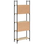 vidaXL Bibliothèque à 5 niveaux chêne sonoma 60 5x24x166 5 cm