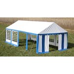 vidaXL Chapiteau 4 x 8 m Bleu