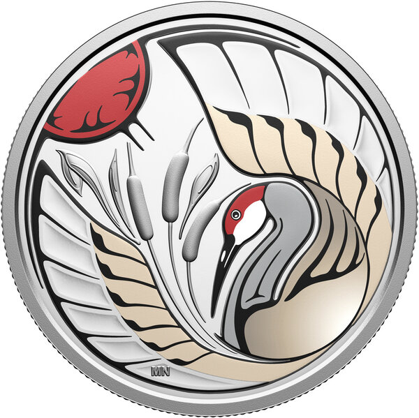 Pièce de monnaie en Argent g 23.17 Millésime 2026 Clan Animals SANDHILL CRANE