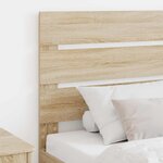 vidaXL Tête de lit Chêne Sonoma 90 cm Bois d'ingénierie