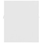 vidaXL Armoire d'évier Blanc 41x38 5x46 cm Bois d’ingénierie