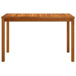 vidaXL Table de jardin 110x55x67 cm Bois d'acacia solide
