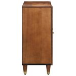 vidaXL Buffet Marron 90 x 33.5 x 75 cm Bois de manguier massif