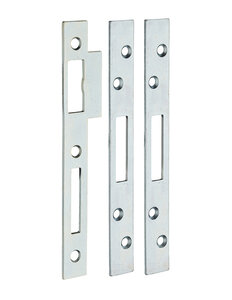 THIRARD - Lot de 3 gâches plates 20mm à bouts carrés pour pênes rectangulaires - THIRARD