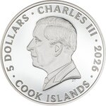 Pièce de monnaie en Argent 5 Dollars g 31.1 (1 oz) Millésime 2026 Seven Deadly Sins GLUTTONY