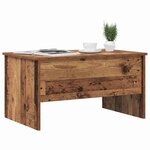 vidaXL Table basse Bois Ancien 102 x 50 5 x 46 5 cm Bois d'ingénierie