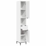 vidaXL Meuble de salle de bain haut Blanc 31.5 x 33 x 190 cm