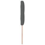 Tête de lit LED vidaXL capitonnée gris foncé 100 cm en tissu