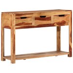 vidaXL Table console 110x35x75 cm bois massif d'acacia