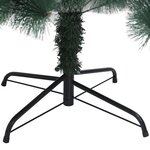 vidaXL Sapin de Noël artificiel avec support Vert 120 cm PET