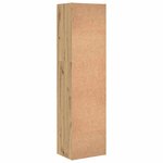 vidaXL Bibliothèque chêne artisanal 40x30x152 cm bois d'ingénierie