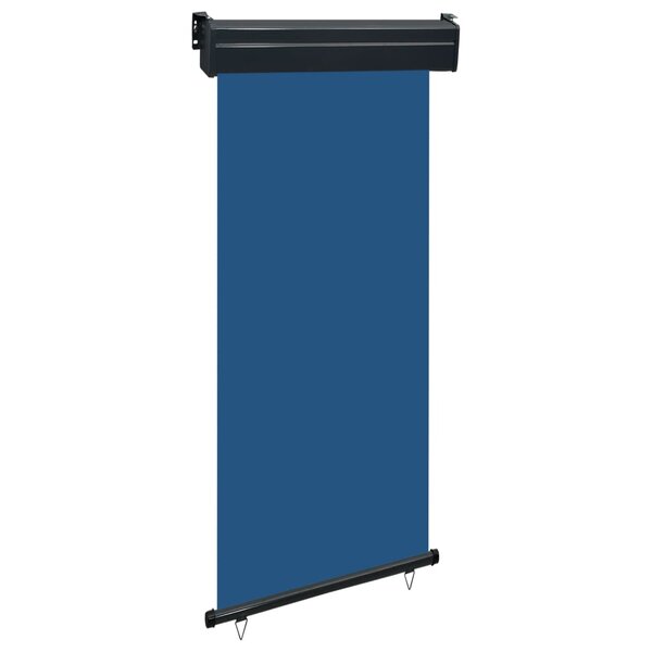 vidaXL Auvent latéral de balcon 105x250 cm Bleu