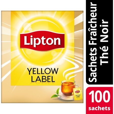 Feel Good Selection Thé Noir Yellow Label  -100 sachets fraîcheur (paquet 100 unités)