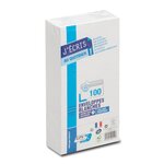 Paquet de 100 enveloppes blanches dl 110x220 75 g/m² bande de protection gpv