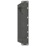 vidaXL Pieds de table basse en U 2 pièces Anthracite 70 x (42-43) cm Acier