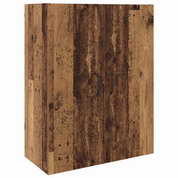 vidaXL Armoire suspendue Montage mural Bois ancien 69 5 x 34 x 90 cm