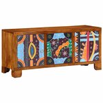 vidaXL Banc à chaussures Multicolore 100 x 35 x 45 cm