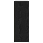 vidaXL Meuble à chaussures avec étagère Chêne noir 77.5 x 30 x 83.5 cm