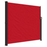 vidaXL Auvent latéral rétractable rouge 180x600 cm