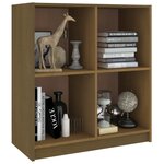 vidaXL Buffet Marron miel 70x33x76 cm Bois massif de pin