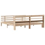 vidaXL Cadre de lit avec tête de lit sans matelas 200x200 cm