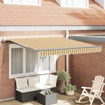vidaXL Auvent Rétractable Multicolore 300 x 250 cm tissu