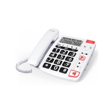 Téléphone fixe filaire senior swissvoice xtra 1150 blanc