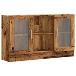 vidaXL Buffet vieux bois 120x30 5x70 cm bois d'ingénierie