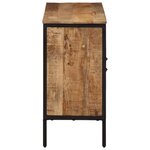 vidaXL Buffet 105x35x70 cm bois de manguier brut massif