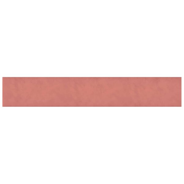 vidaXL Tête de lit murale 12 Pièces Rose Velours
