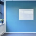 DESQ Tableau magnétique Design Blanc 45x60 cm