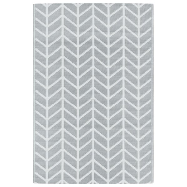 vidaXL Tapis d'extérieur ARAKIL Gris 120x180 cm PP