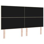 vidaXL Tête de lit avec tête de lit Crème 180 cm Cuir synthétique