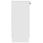 vidaXL Buffet Blanc 60x30x70 cm Bois d'ingénierie