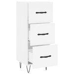 vidaXL Buffet blanc 34 5x34x90 cm bois d'ingénierie