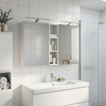 vidaXL Ensemble de Meubles de Salle de Bain 3 Pièces 120 x 14 5 x 70 cm