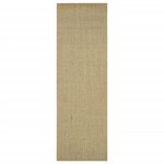 vidaXL Tapis Sisal naturel 80x250 cm Vert