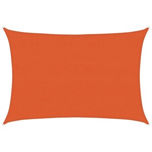 vidaXL Voile d'ombrage 160 g/m² Orange 3 5x5 m PEHD