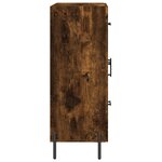 vidaXL Buffet chêne fumé 69 5x34x90 cm bois d'ingénierie