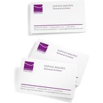 Etui 600 Cartes de Visite Imprimables et Prédécoupées 8 5 X 5 5 cm 200g Blanc SIGEL