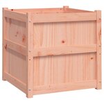 vidaXL Jardinière 60x60x60 cm bois massif douglas