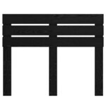 vidaXL Tête de lit Chêne noir 135 cm Bois d'ingénierie