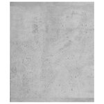 vidaXL Bibliothèque/Meuble TV Gris béton 36x30x143cm Bois d’ingénierie