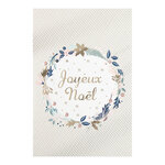 Carte De Vœux Céleste Couronne Joyeux Noël - Draeger paris