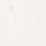 vidaXL Tête de lit murale Blanc 147x3x90 cm Bois massif de pin