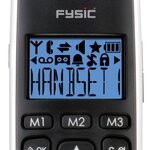 Fysic téléphone dect fx-6020 double noir et argenté