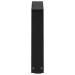 vidaXL Pieds de table basse en V 2 pièces Noir 30 x (30-31 3) cm Acier