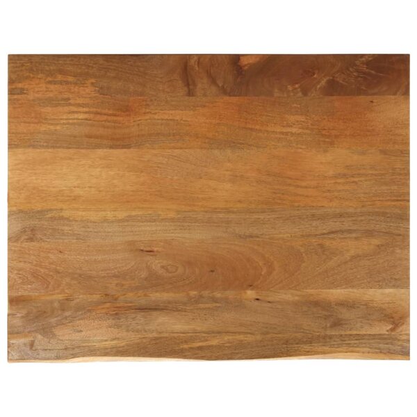 vidaXL Dessus de table à bord vivant 110x80x3 8cm bois massif manguier